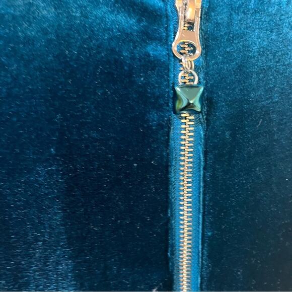 Upcycled Velour Track Jacket Size 1X Women's Y2K bright - Picture 5 of 6